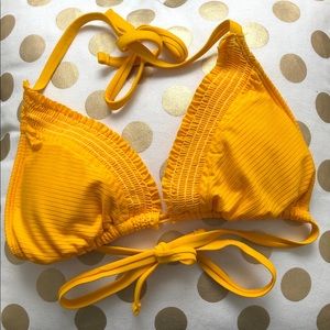 Target Yellow /Orange Bikini Top (NWOT)